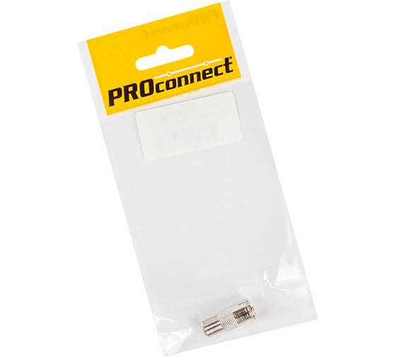 Антенный переходник PROCONNECT RG-6, SAT, гнездо F - гнездо ТВ, с кольцом 05-4301-4-7