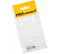 Антенный переходник PROCONNECT RG-6, SAT, гнездо F - гнездо ТВ 05-4302-4-7
