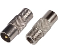 Переход F-гнездо на штекер ТВ PROCONNECT 100 шт 05-4303-4