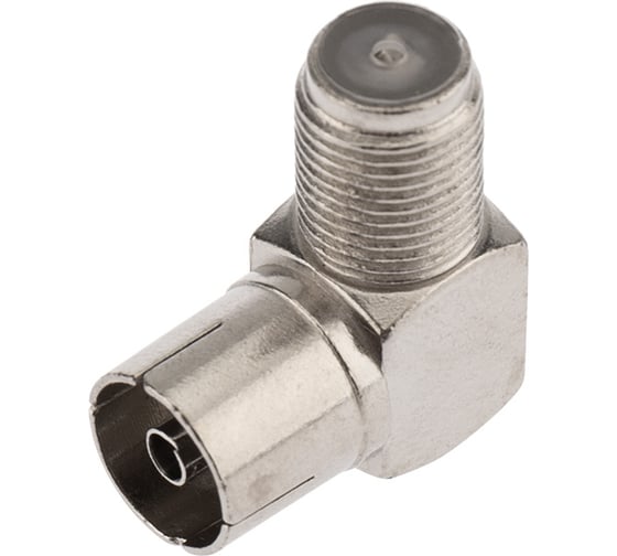 Антенный угловой переходник PROCONNECT RG-6, SAT, гнездо F - гнездо ТВ, 5шт 05-4312-4-9 1