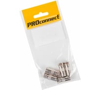 Антенный переходник PROCONNECT штекер F - гнездо ТВ, 5шт 05-4362-4-9