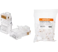 Коннектор ЮПИТЕР RJ-45 8P8C CAT 5e 100 штук JP7306