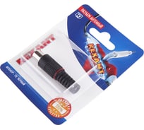 Антенный разъем на кабель REXANT штекер-ТВ, черный 06-0013-A