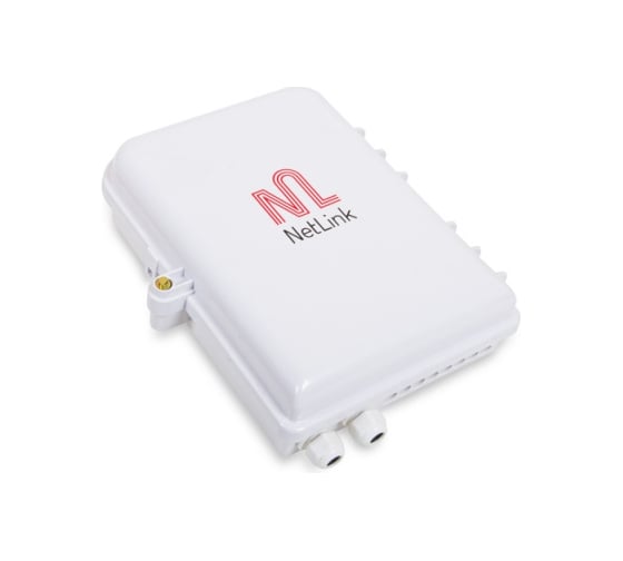 Проходной настенный бокс Netlink FTTH-16 внешний, герметичный УТ000001710