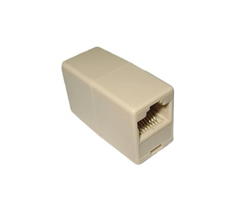 Проходной соединитель Netlink RJ-45 8P8C, белый, 10 шт УТ-00000497