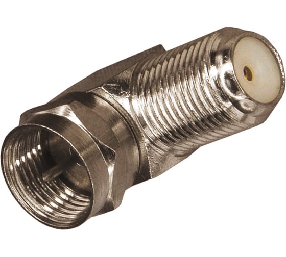 Антенный угловой переходник REXANT RG-6, SAT, штекер F - гнездо F, 06-0021-A 1