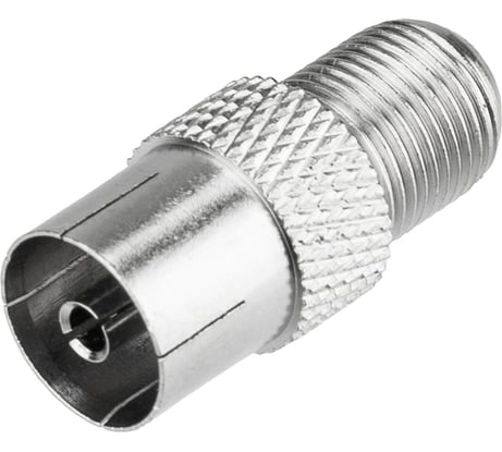 Антенный переходник REXANT RG-6, гнездо F - гнездо ТВ 06-0024-A