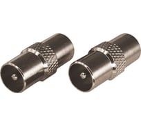 Антенный переходник REXANT штекер ТВ - штекер ТВ 06-0031-A