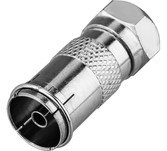 Антенный переходник REXANT (гнездо TV - штекер F) 06-0028-A