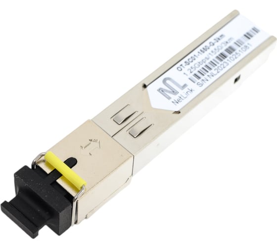 Модуль Netlink SFP-OT-SC01-1550-G-3km (Tx-1550nm, Rx-1310nm) УТ000001420