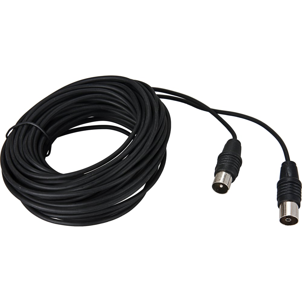 Антенный кабель удлинитель REXANT ТВ гнездо - штекер TV 1,5 метра ...