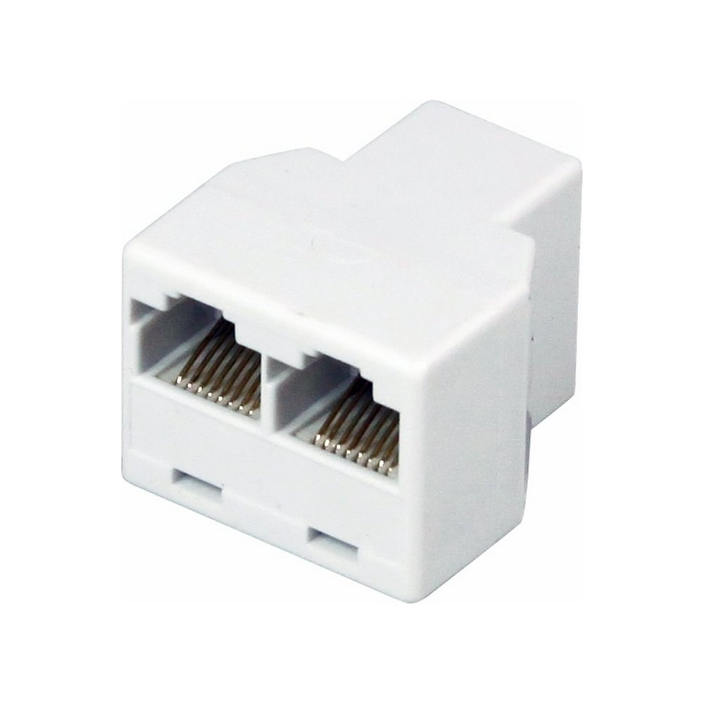 Компьютерный двойник REXANT RJ-45(8P-8C) гнездо - 2 гнезда 03-0103 ...