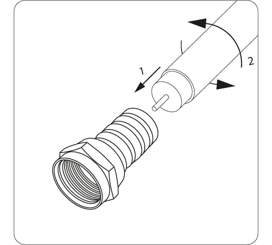 F-разъем PROCONNECT RG-59 100 шт 05-4002-4