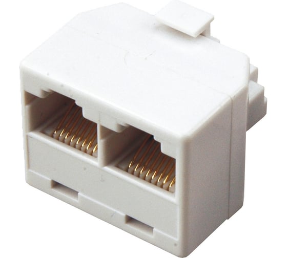 Компьютерный двойник REXANT RJ-45(8P-8C) штекер - 2 гнезда 03-0102