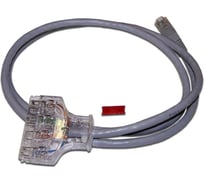 Патч-корд LANMASTER 110 тип - RJ45, 4 пары, UTP, кат 6, 1.5 м, LAN-45-P4-1.5/6