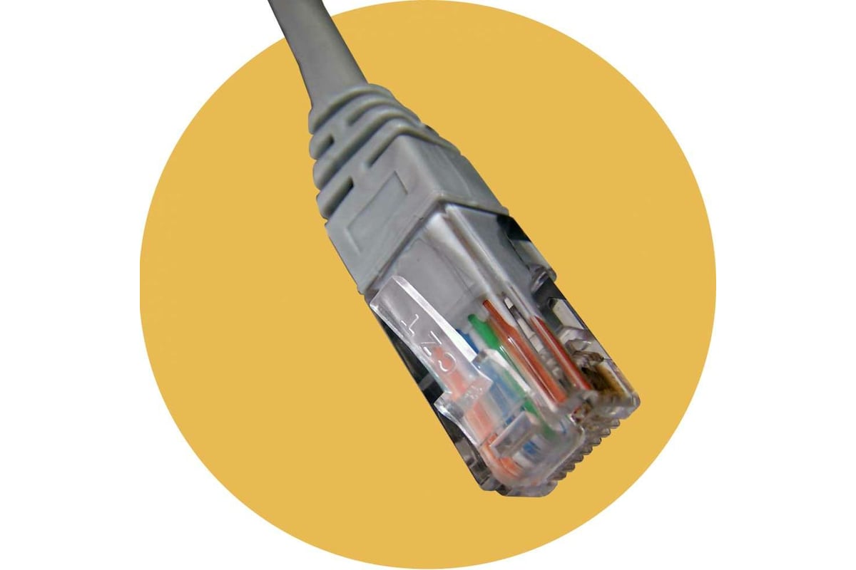 Патч-корд LANMASTER 110 тип - RJ45, 4 пары, UTP, кат 6, 2 м, LAN-45-P4 ...