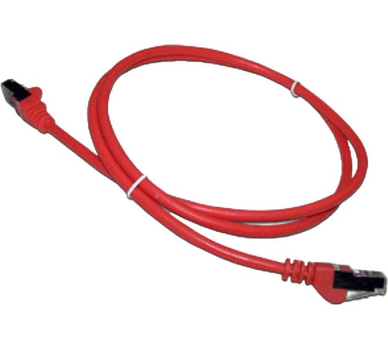 Патч-корд LANMASTER RJ45 - RJ45, 4 пары, FTP, категория 5е, 1 м, оранжевый, LSZH, LAN-S45-45-1.0-LSZH