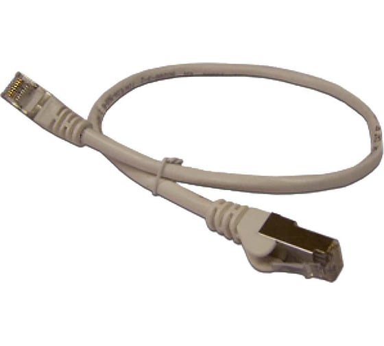 Патч-корд LANMASTER RJ45 - RJ45, 4 пары, FTP, категория 6, 1.5 м, серый, LAN6-S45-45-1.5-GY