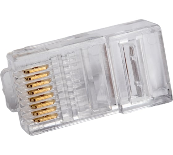 Коннектор ЮПИТЕР RJ-45 8P8C CAT 5e 10 штук JPZ1-7306-10