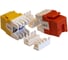 Вставка Keystone LANMASTER RJ-45, категория 6, синяя, со шторкой, 180 градусов, LAN-OK45U6/180P-BL 2