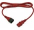 Кабель питания Hyperline монитор-компьютер IEC 320 C13 - IEC 320 C14 3x0.75, 10A, прямая вилка, 1м, цвет красный ПВС-АП-3x0,75-250-C13C14-10-1,0 ГОСТ 30851.1-2002 МЭК 60320-1:1994 281862 2