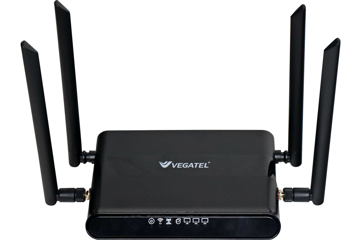 Роутер Vegatel 4g vr4 wi-fi-2,4 R91110 - выгодная цена, отзывы,  характеристики, фото - купить в Москве и РФ