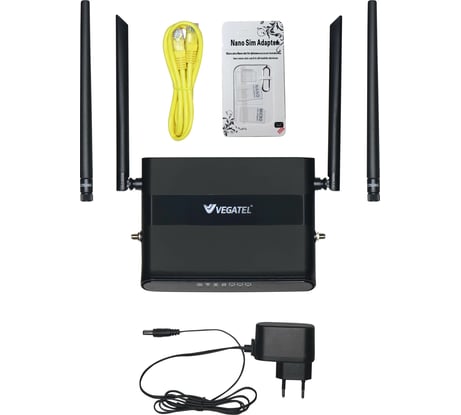 Роутер Vegatel 4g vr4 wi-fi-2,4 R91110