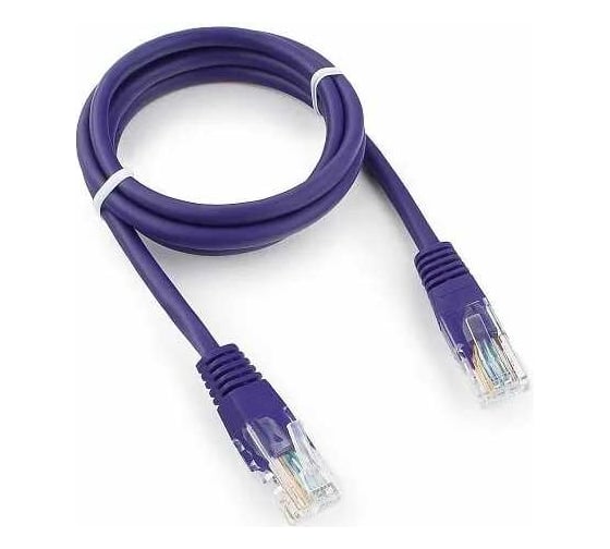 Патч-корд LANMASTER RJ45 - RJ45, 4 пары, S/FTP, категория 6A, 1.5 м, фиолетовый, LSZH LAN-PC45/S6A-1.5-VI