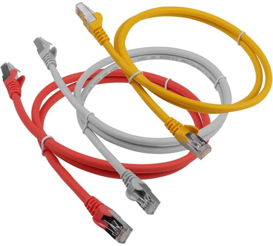 Патч-корд LANMASTER RJ45 - RJ45, 4 пары, S/FTP, категория 6A, 10 м, фиолетовый, LSZH LAN-PC45/S6A-10-VI