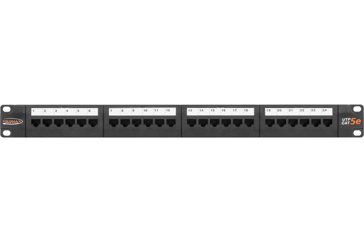 патч панель 24 порта в 19 шкаф