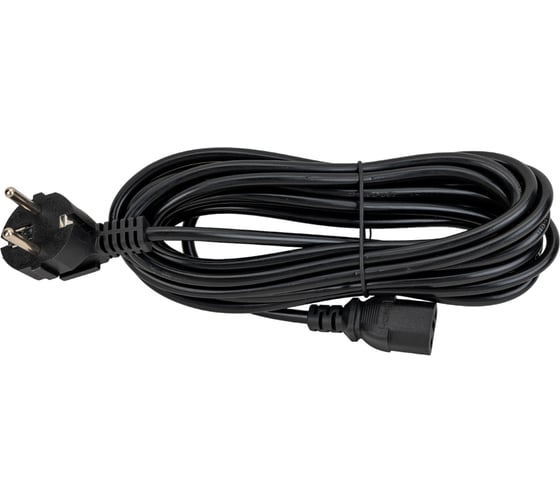 Кабель питания 5Bites iec-320-c13 / cee 7/7 shcuko / 220v / 3gx0.75mm / 10a / cca / 5m PC207-50A