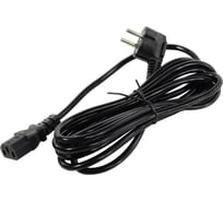 Кабель питания 5Bites iec-320-c13 / cee 7/7 shcuko / 220v / 3gx0.75mm / 10a / copper / 3m PC207-30C