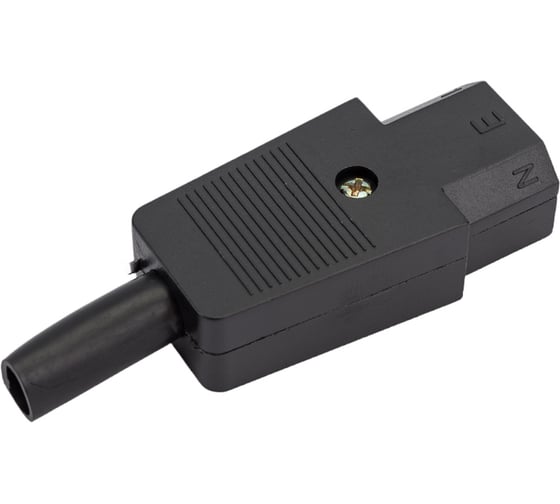 Сетевое гнездо Pro Legend 3 PIN пластик на кабель 250V 10A, PL2299