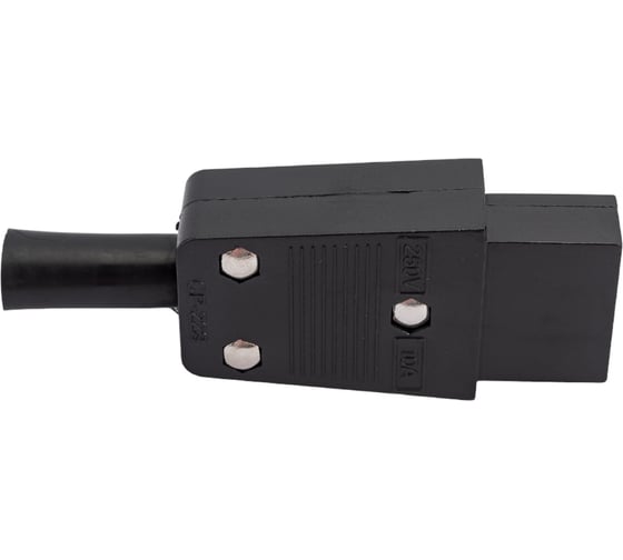 Сетевое гнездо Pro Legend 3 PIN пластик на кабель 250V 10A, PL2299