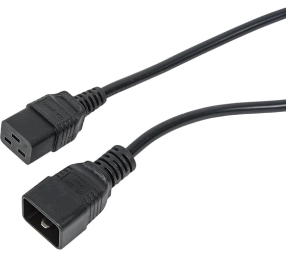 Кабель питания ExeGate UPS Power EC20-3 1,5mm2, медь, черный, 16А, 3м 280636
