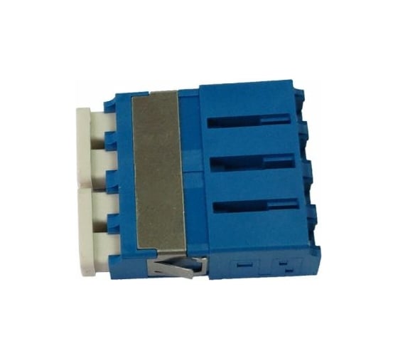 Оптический адаптер LANMASTER LC OM3, со шторкой, корпус SC, квадро LAN-4LCS/SH-AM-OM3