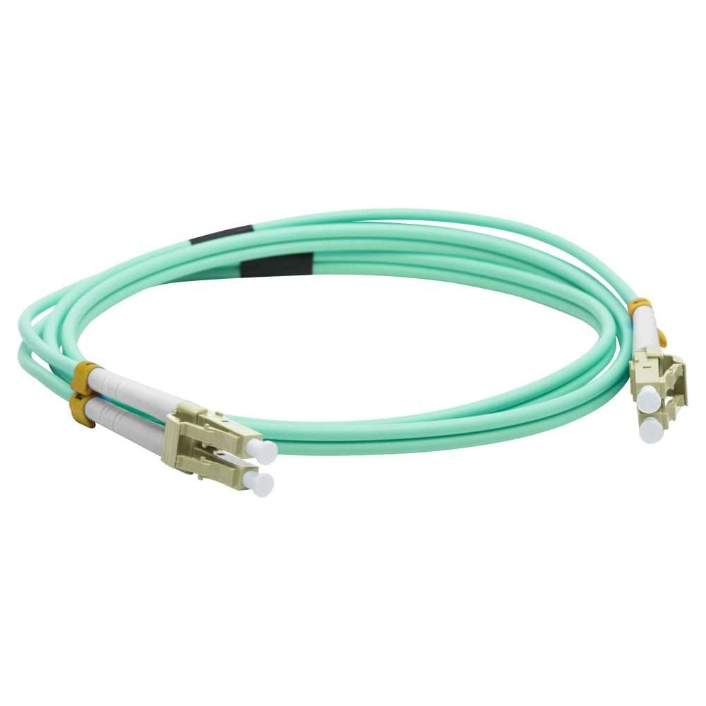 Оптический дуплексный патч-корд LANMASTER LC/PC-LC/PC, OM3, LSZH, 10 м ...