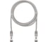 Патч-корд компьютерный экранированный FTP SUPRLAN 5e 4x2 26AWG (7x0.16mm) Cu LSZH серый 1м 10-0716 3