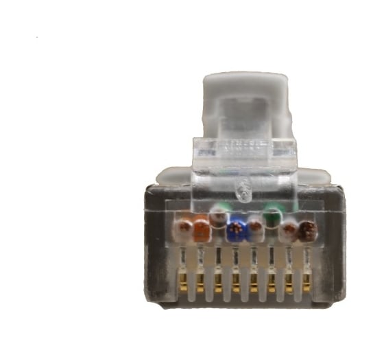 Патч-корд компьютерный экранированный FTP SUPRLAN 5e 4x2 26AWG (7x0.16mm) Cu LSZH серый 3м 10-0718