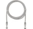 Патч-корд компьютерный экранированный FTP SUPRLAN 6 4x2 24AWG (7x0.2mm) Cu LSZH серый 1м 10-0706 3