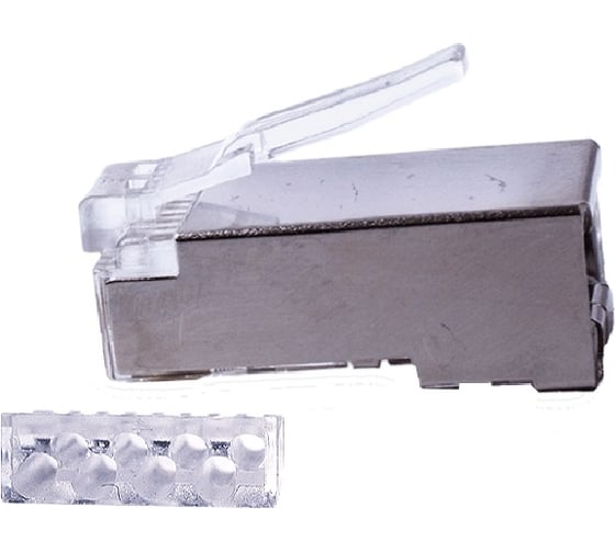 Коннекторы SUPRLAN 8P8C F/UTP Cat.6 3U (RJ-45) (100 pcs) 10-0202