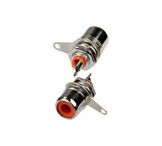 Разъем RCA гнездо Pro Legend металл на корпус, красный, PL2169