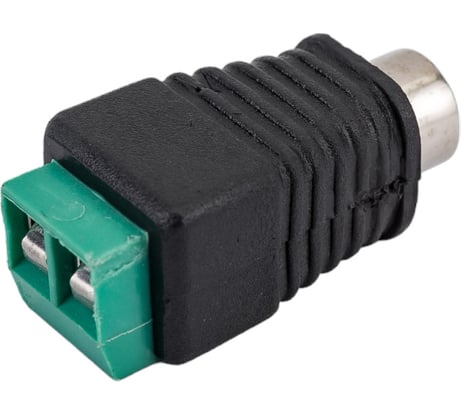 Разъем RCA гнездо Pro Legend пластик на кабель, винт, PL2162