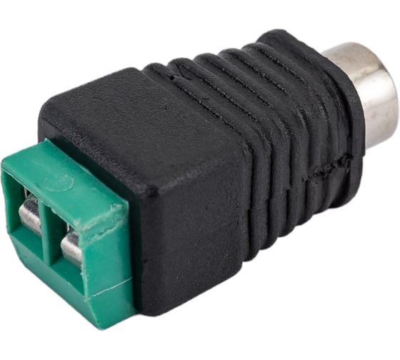Разъем RCA гнездо Pro Legend пластик на кабель, винт, PL2162 1
