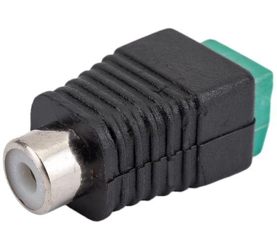 Разъем RCA гнездо Pro Legend пластик на кабель, винт, PL2162