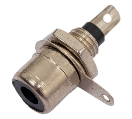 Разъем RCA гнездо Pro Legend металл на корпус, черный, PL2168