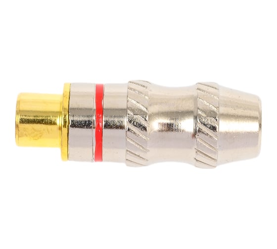 Разъем RCA гнездо Pro Legend металл на кабель, красный и синий, Gold, PL2164