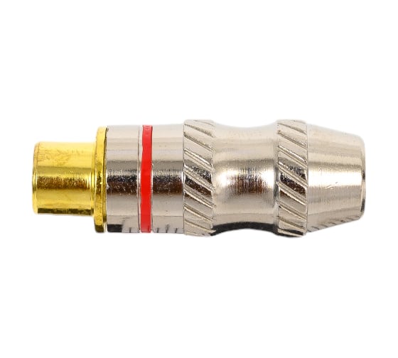 Разъем RCA гнездо Pro Legend металл на кабель, красный и синий, Gold, PL2164