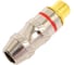 Разъем RCA гнездо Pro Legend металл на кабель, красный и синий, Gold, PL2164 3