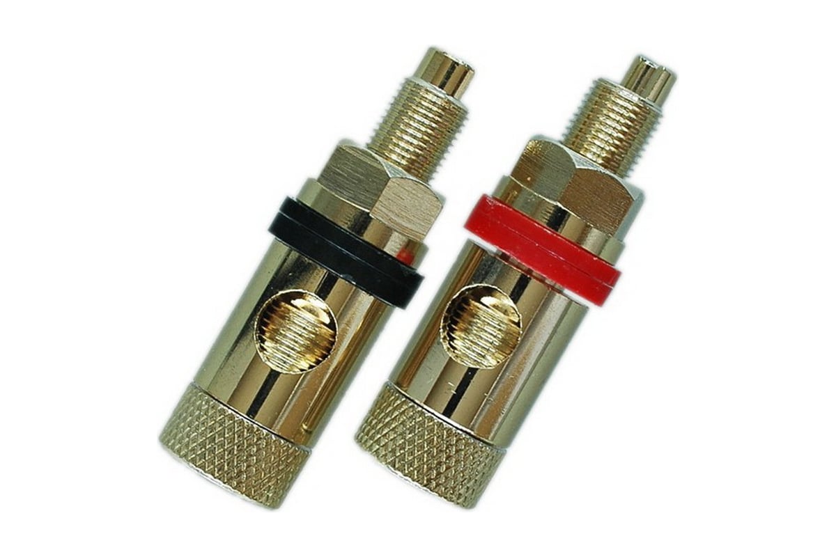 Разъем BANANA гнездо Pro Legend 47мм с изолятором металл на корпус ...